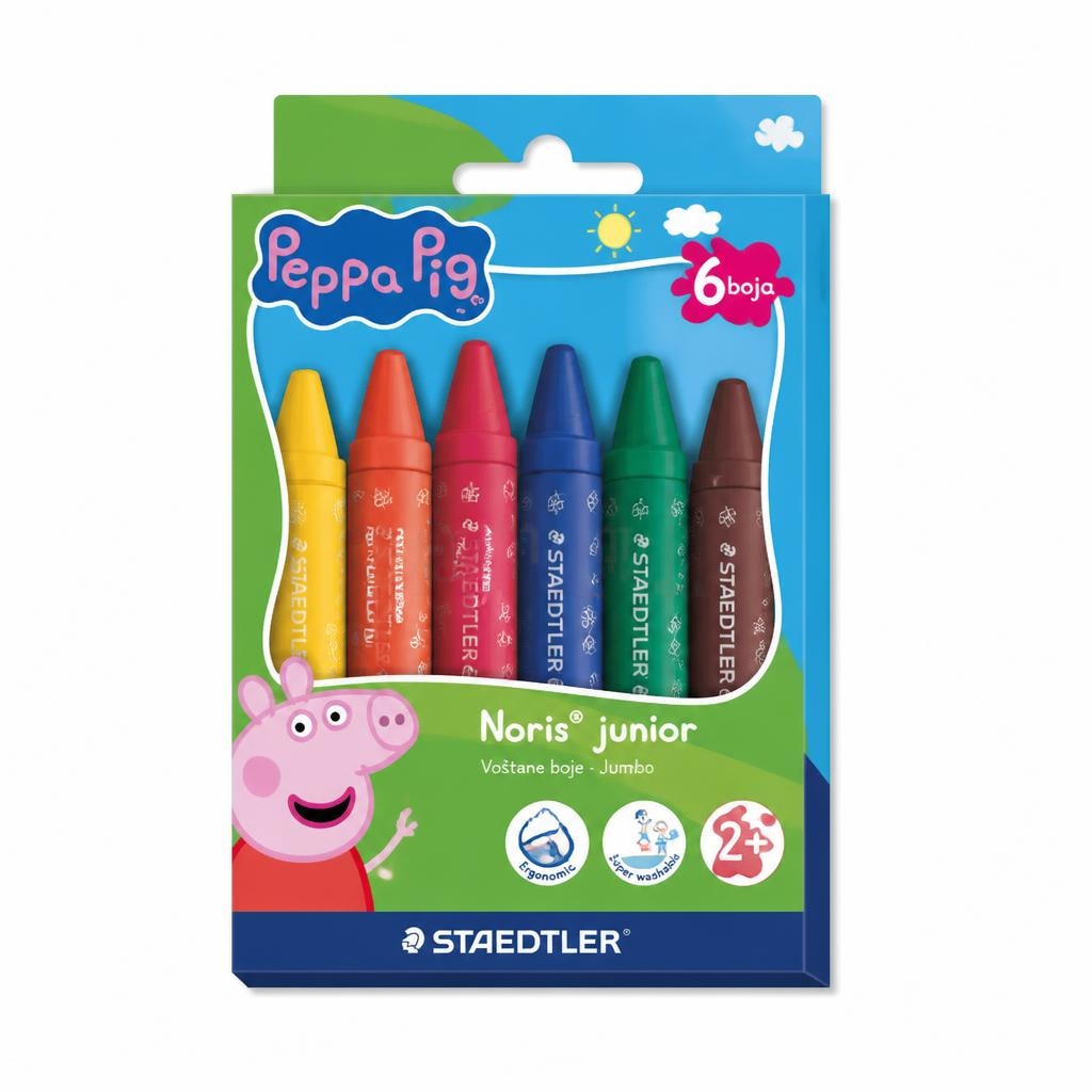 Staedtler voštane boje Jumbo Noris Junior 12 komada Akcija u trgovini Interspar