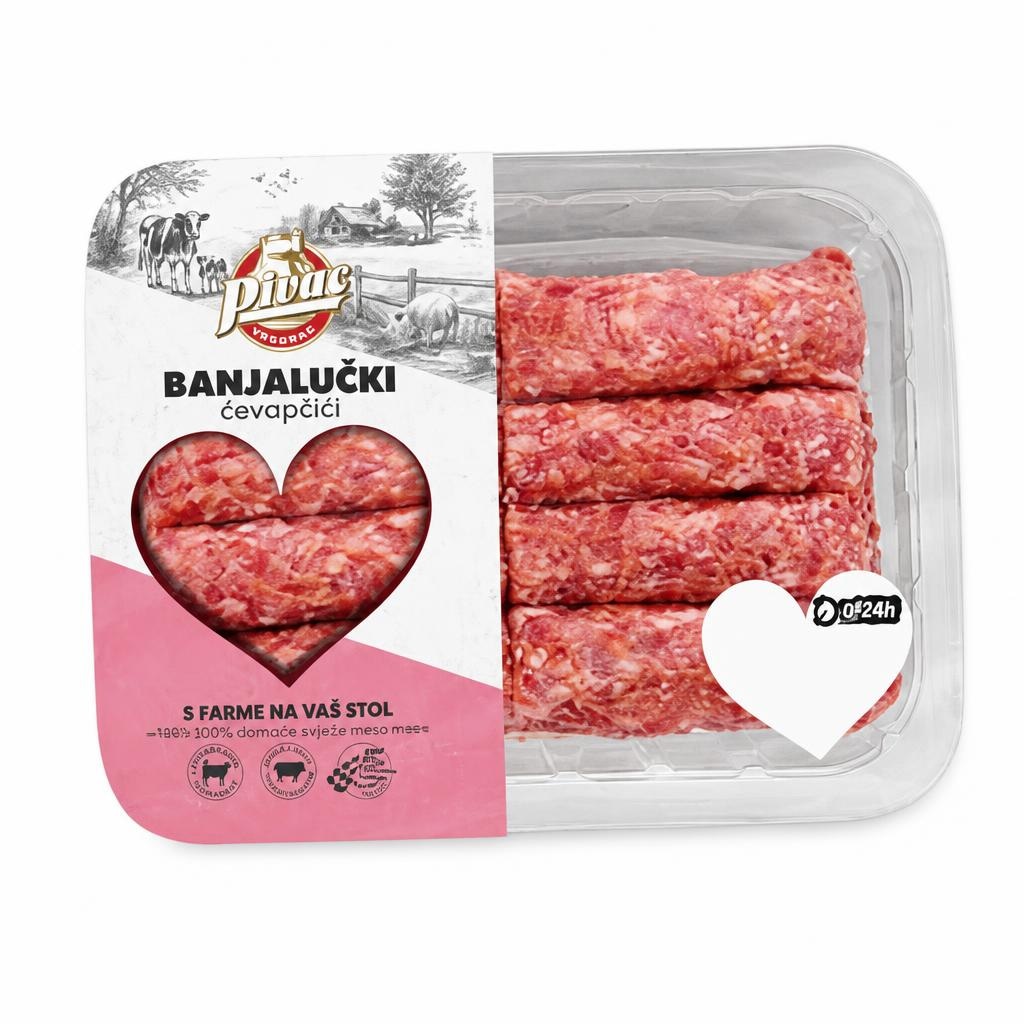 Pivac Banjalučki ćevapčići 500 g Akcija u trgovini Pivac