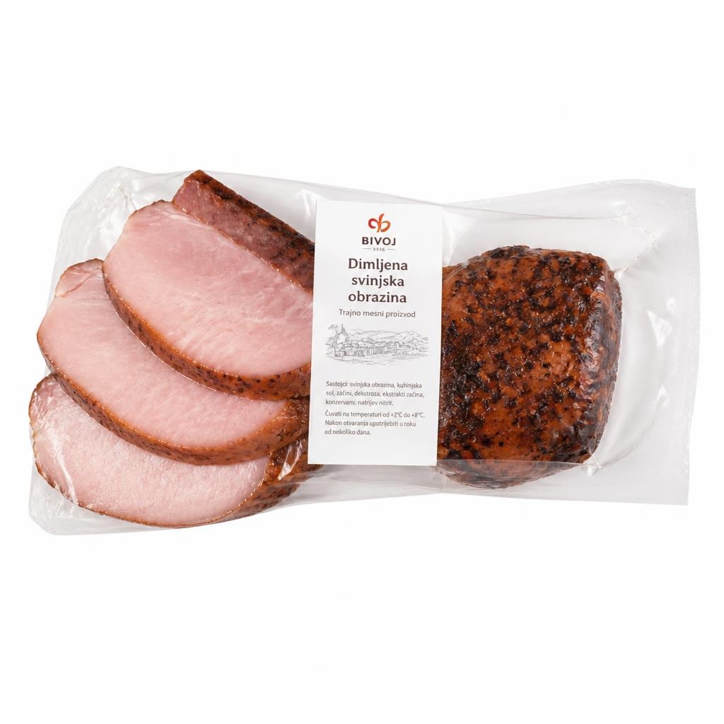Bivoj Dimljena svinjska obrazina cca 350 g Akcija u trgovini Kaufland