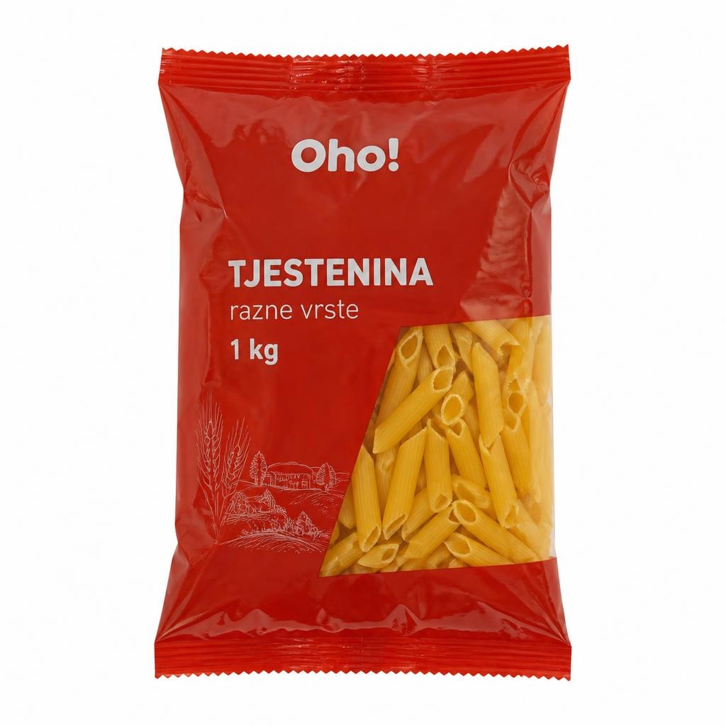 Oho! tjestenina 1 kg Akcija u trgovini Plodine