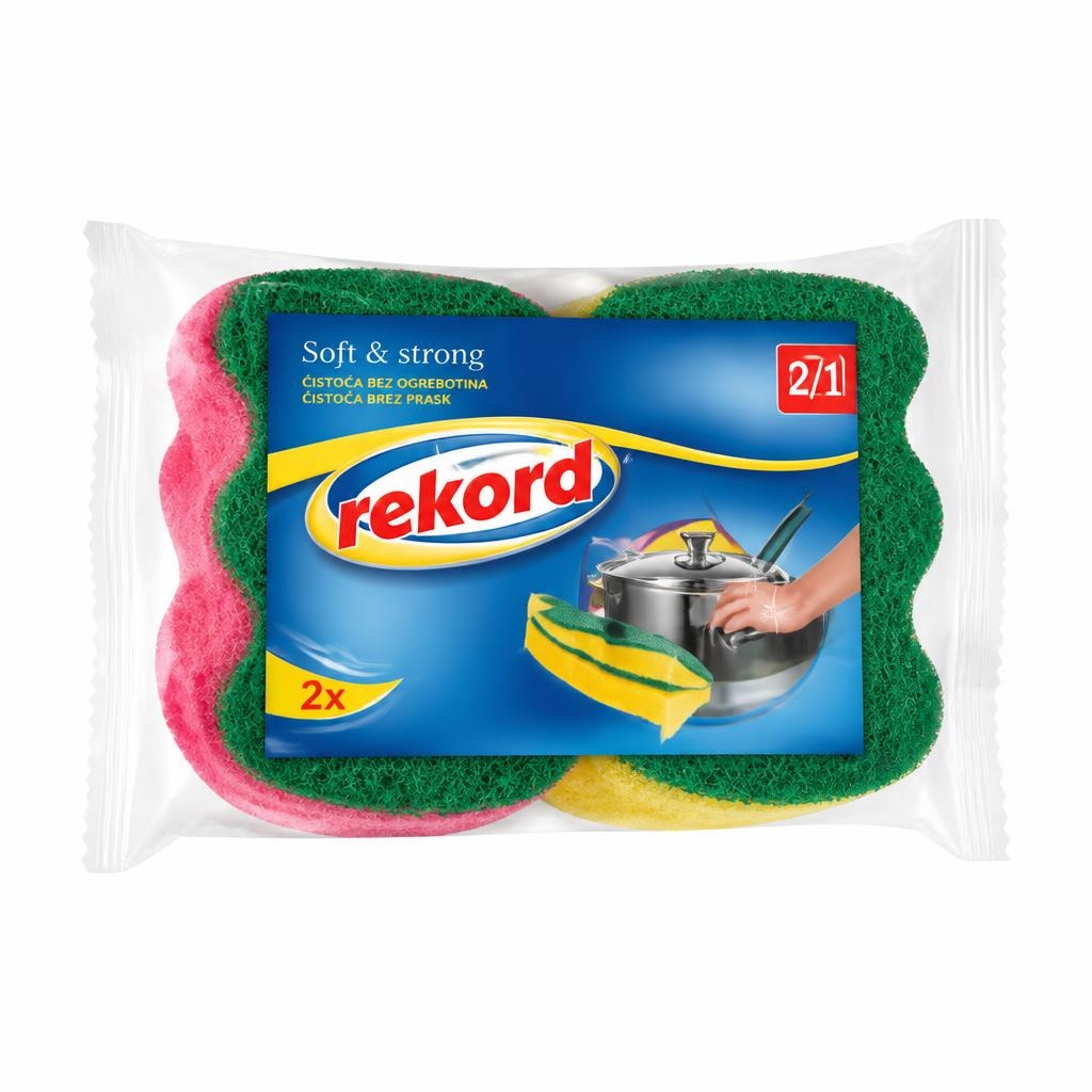 Spužvice Rekord 1 pakiranje - Akcija u trgovini Boso