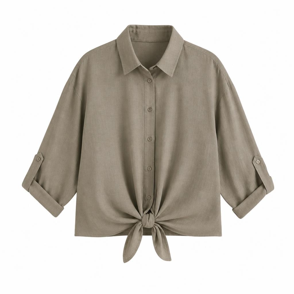 Bluza lan sa viskozom - Akcija u trgovini Mana