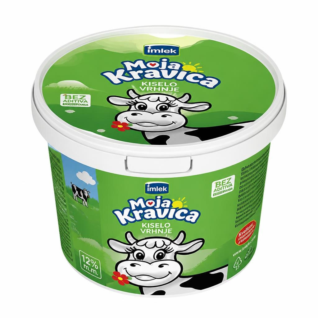Moja Kravica kiselo vrhnje 750 g Akcija u trgovini Stanić Diskont