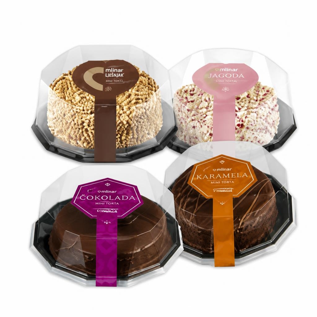 Mini torte Mlinar od 630 g do 820 g Akcija u trgovini Spar