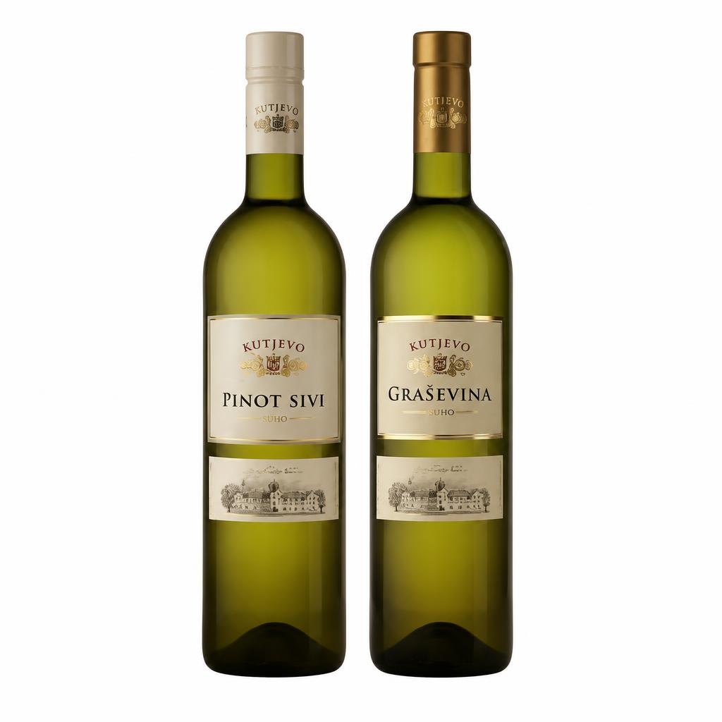 Đakovačka vina ili Kutjevo Kvalitetno vino 0,75 l Đakovačka vina, Kutjevo - Akcija u trgovini Plodine