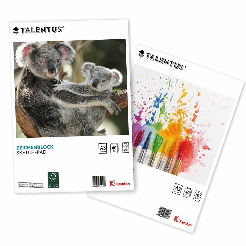 Talentus blok za crtanje A3, 40 listova, 100 gsm Akcija u trgovini Kaufland
