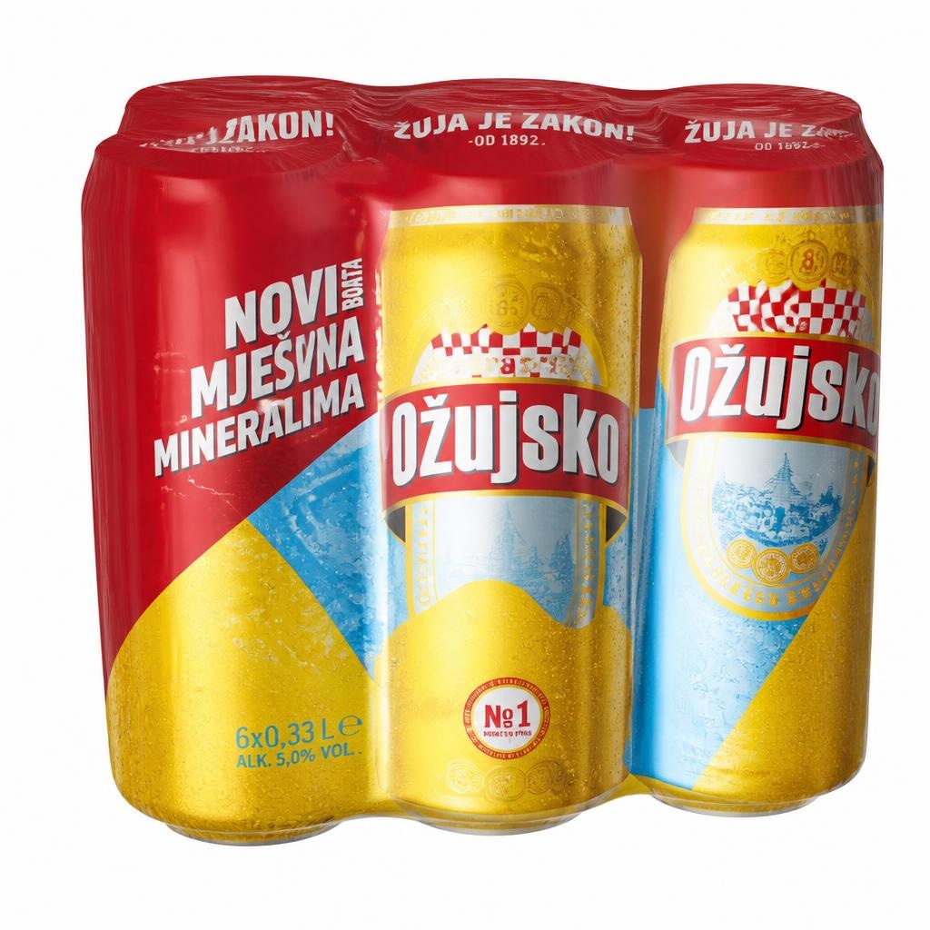 Ožujsko pivo svijetlo 6 x 0,5 l Akcija u trgovini Konzum