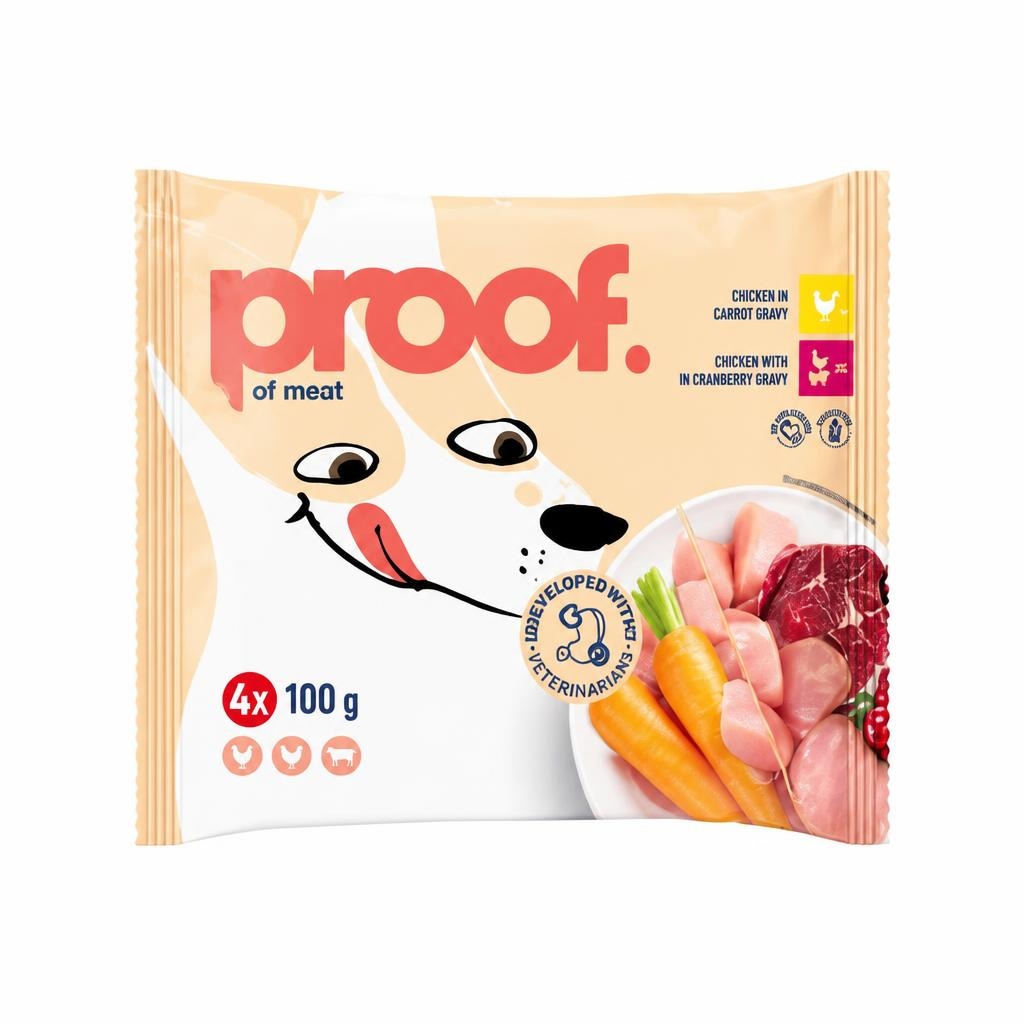 Hrana za pse Proof 4x100 g - Akcija u trgovini KTC