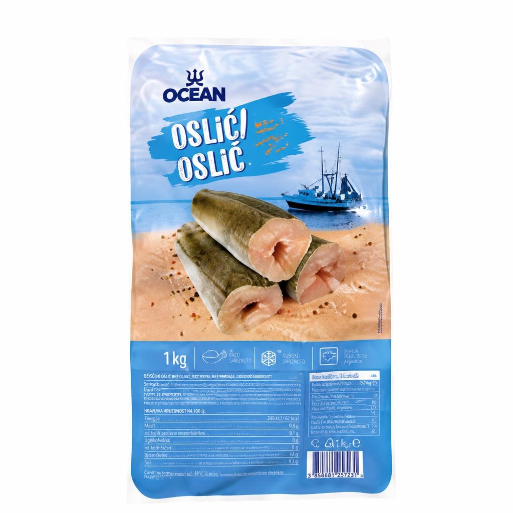 OCEAN Oslić 1 kg Akcija u trgovini Konzum