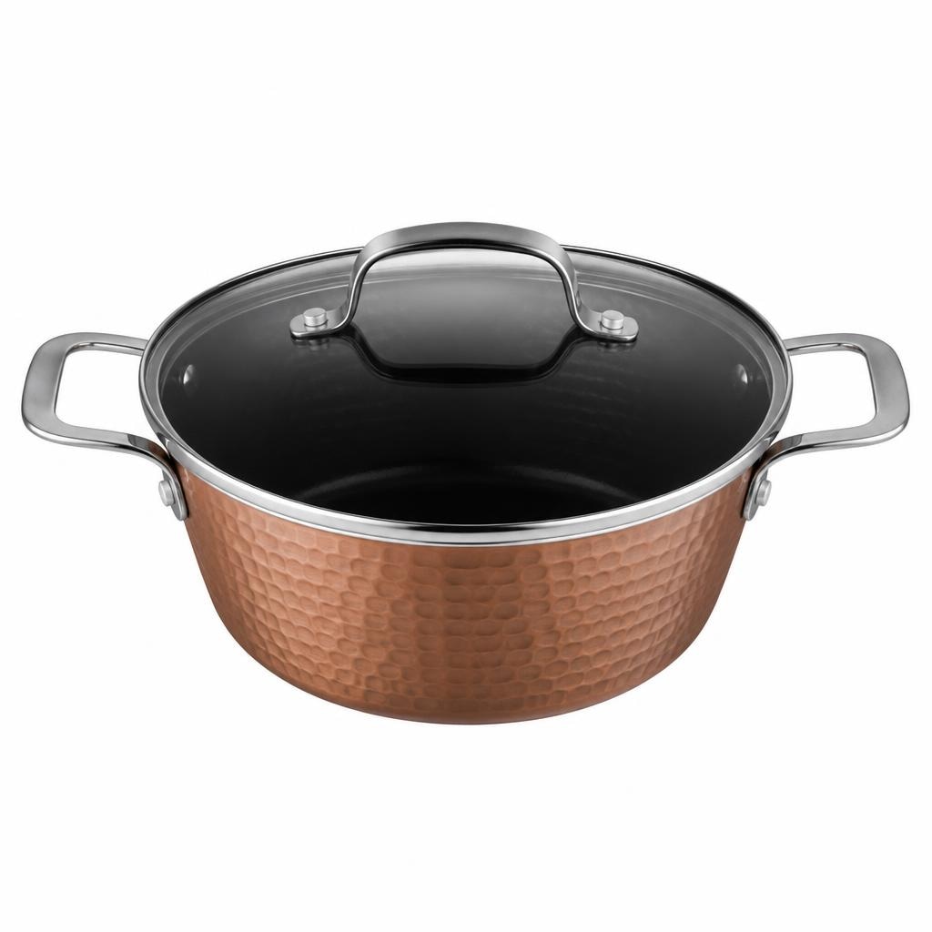 LONAC S POKLOPCEM Copper luxe 1 kom, 24 cm Cheffino Akcija u trgovini Interspar