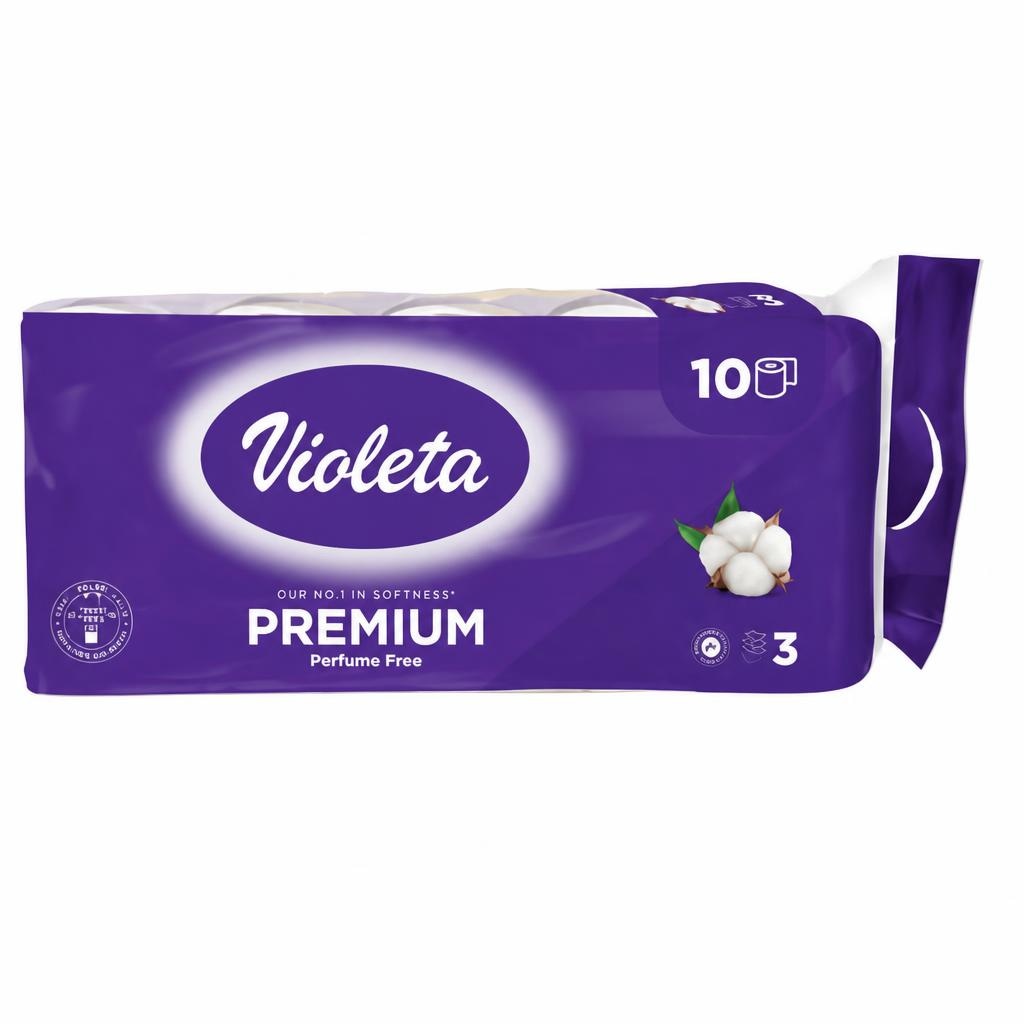 Violeta toaletni papir 3-slojni 10/1 Akcija u trgovini Boso