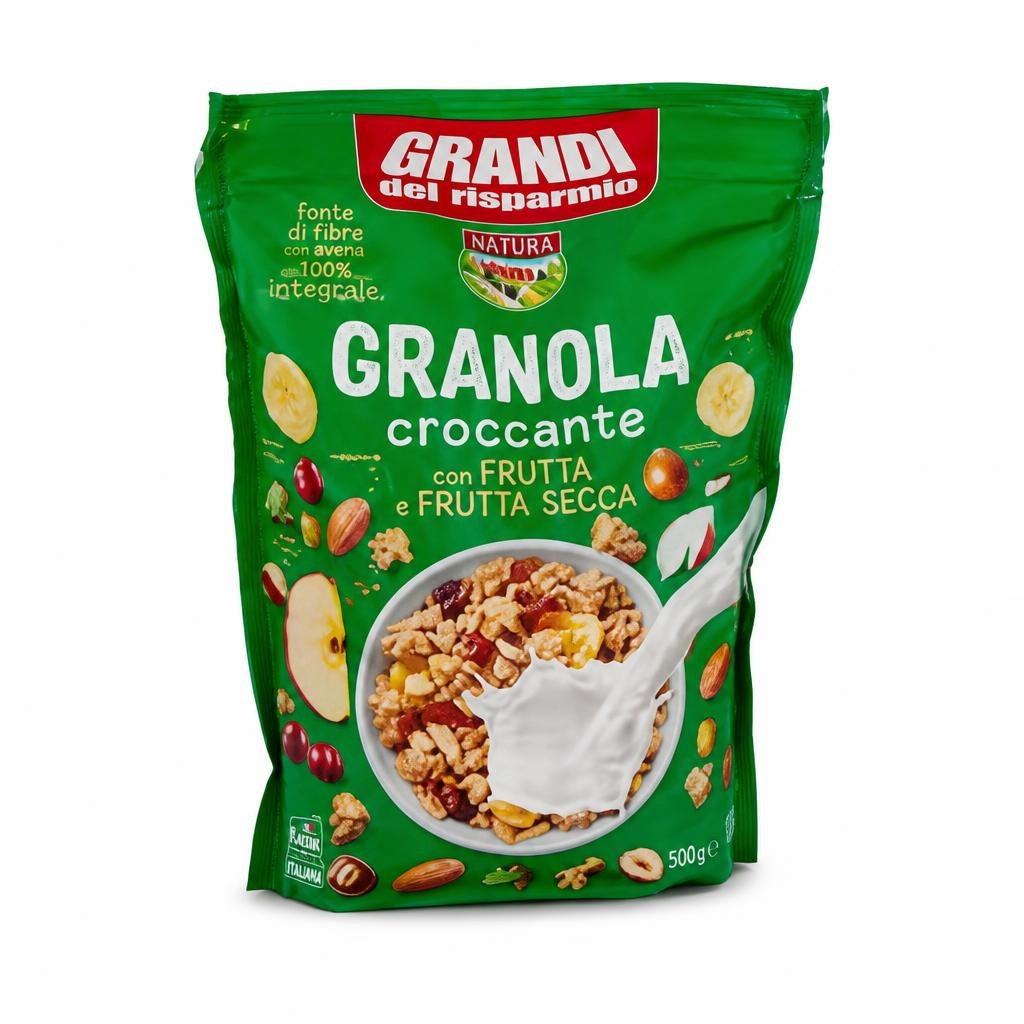 Granola sa Voćem 500 g Grandi Dolciando - Akcija u trgovini Eurospin