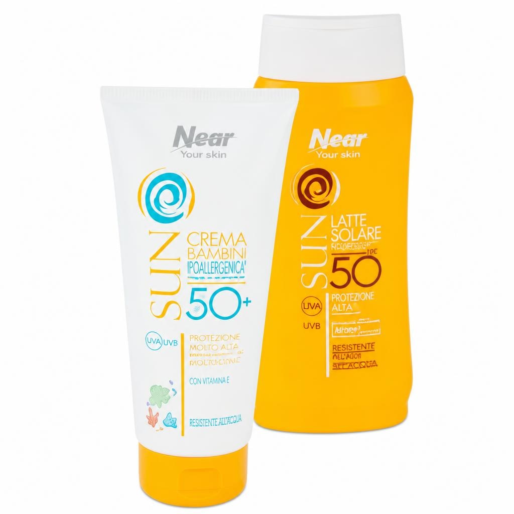 Near Mlijeko/Dječja krema za sunčanje SPF50 200 ml - Akcija u trgovini Eurospin