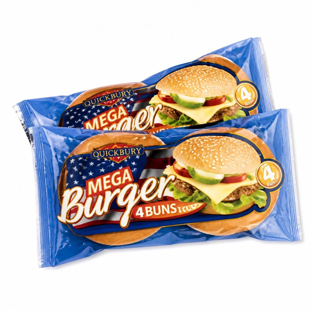 Quickbury pecivo Mega burger 300 g Akcija u trgovini Ribola