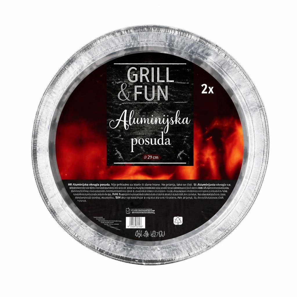 Aluminijska posuda 2 kom Grill&Fun - Akcija u trgovini Lidl
