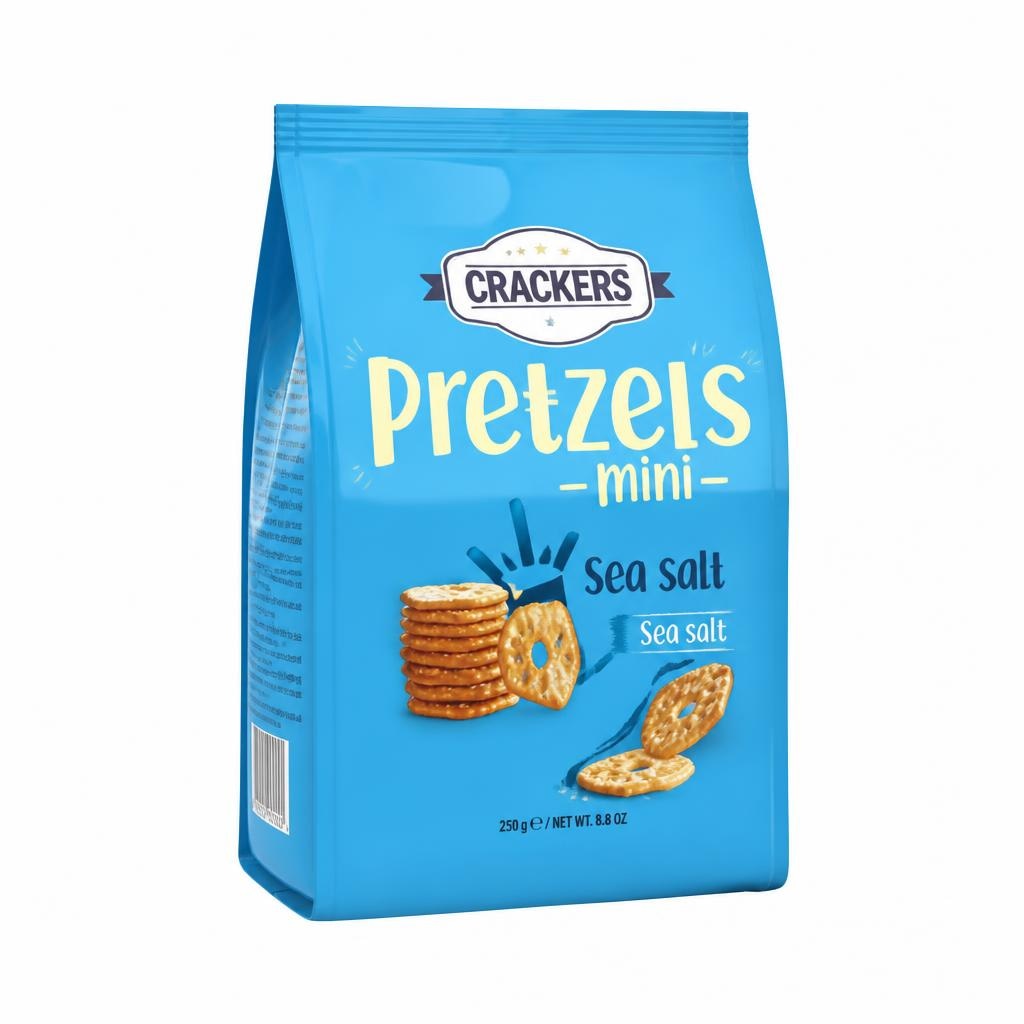 Crackfers krekeri morska sol Pretzels 150 g Akcija u trgovini NTL