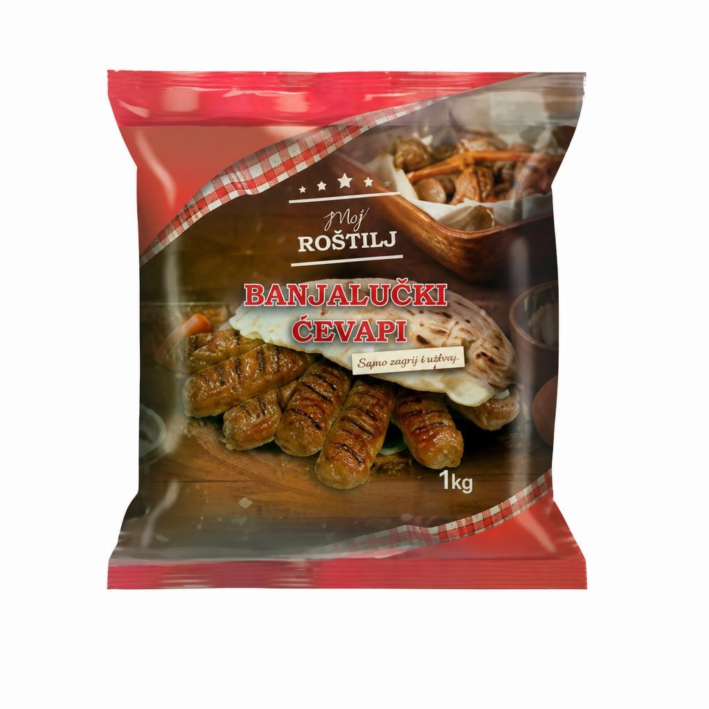 Moj Roštilj Banjalučki ćevapi 1000 g - Akcija u trgovini Stanić Diskont