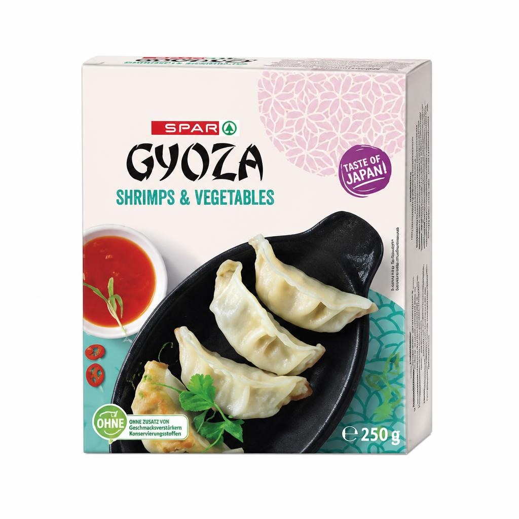 Odabrane Spar Asia gyoze i kozice u tempuri - Akcija u trgovini Spar