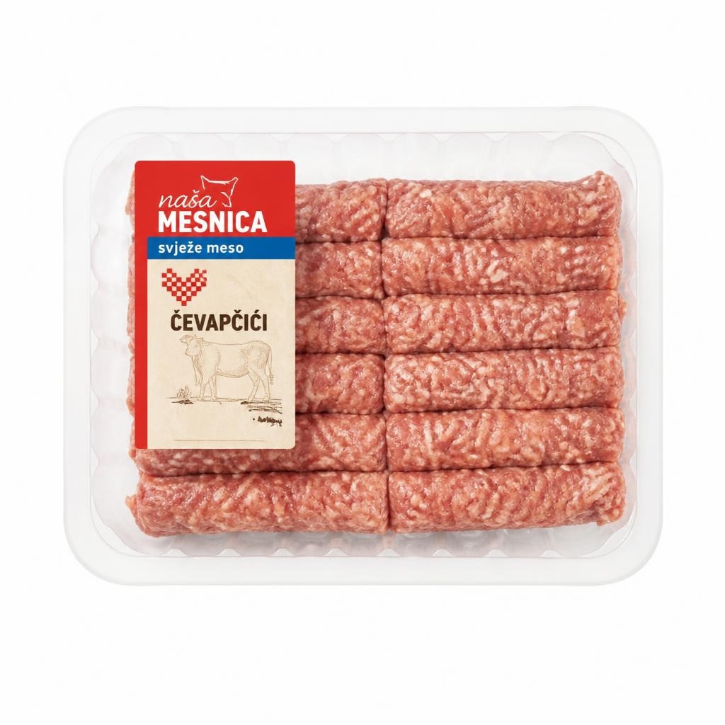 Naša Mesnica ćevapčići 600 g Akcija u trgovini Lidl