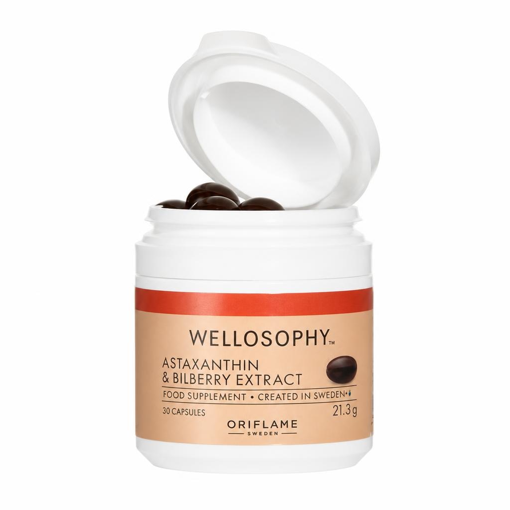 Wellosophy Astaxanthin & Bilberry Extract Akcija u trgovini Oriflame