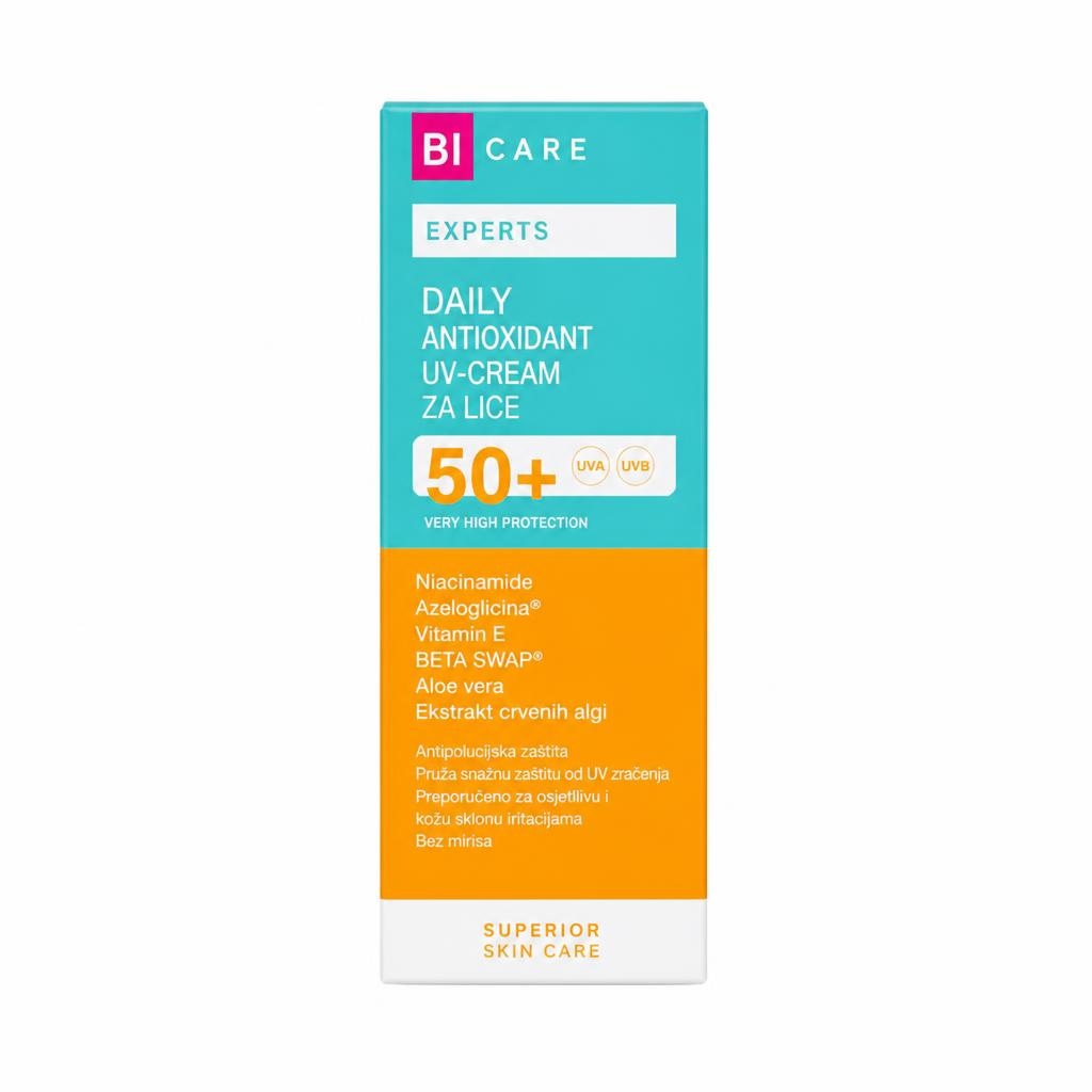 Bi Care Experts Antioxidant Daily UV-Cream za lice SPF 50 50 ml Akcija u trgovini Bipa