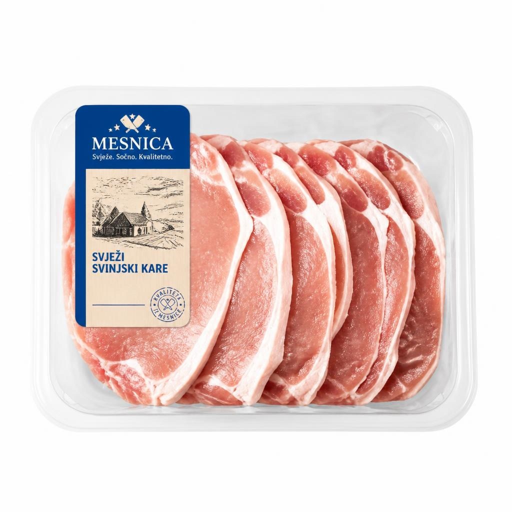 Mesnica Svježi svinjski kare cca 600 g Akcija u trgovini Lidl
