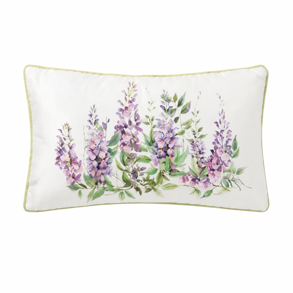 Dugi jastuk s cvjetnim motivom 30 x 50 cm - Akcija u trgovini Pepco