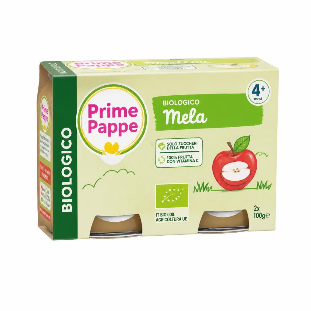 Prime Pappe voćna kašica bio jabuka 2 x 125 g Akcija u trgovini Eurospin