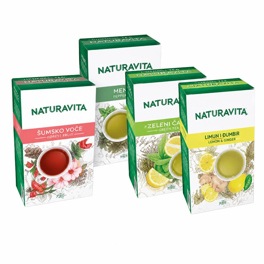 Čajevi Naturavita od 20 g do 180 g Akcija u trgovini Spar
