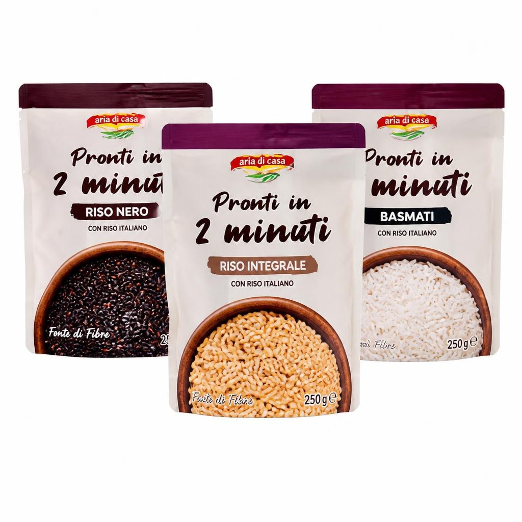 Pronti riža 2min Basmati/Integralna/Crna 250 g Akcija u trgovini Eurospin