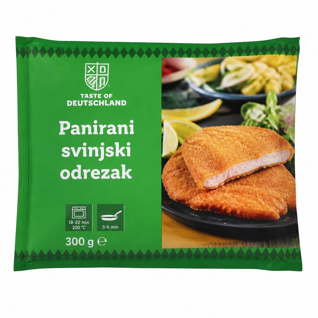 Taste of Deutschland Panirani svinjski odrezak 300 g Akcija u trgovini Lidl
