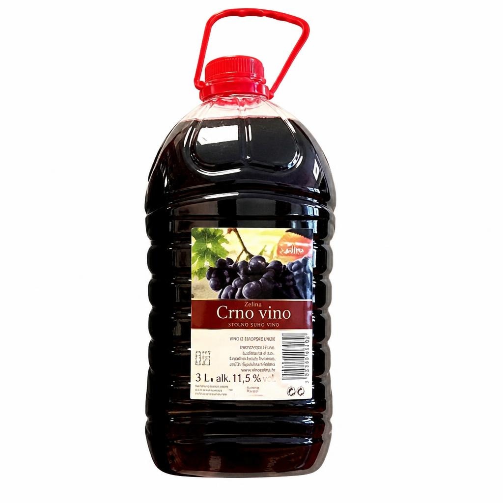 KG Zelina vino crno 3 l Akcija u trgovini Gavranović