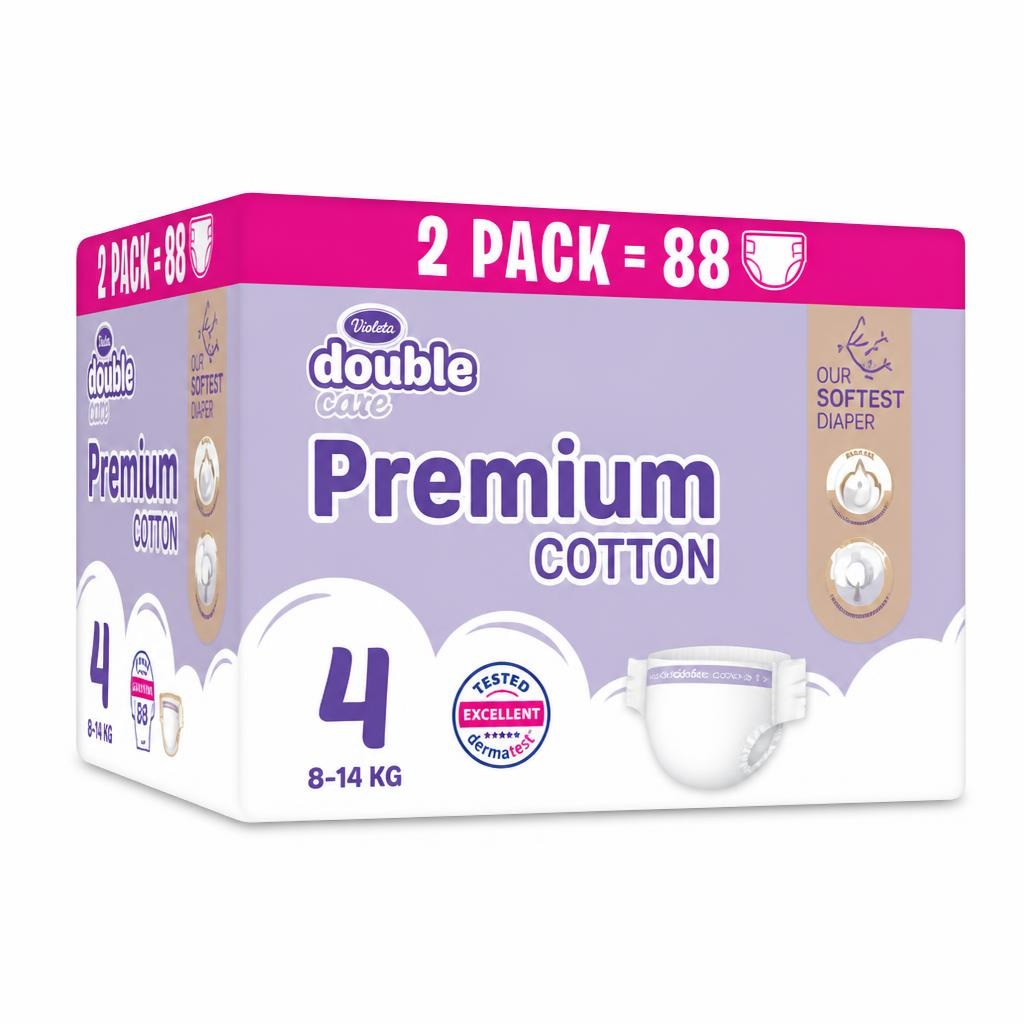 Violeta pelene za djecu Maxi pack Cotton 64 - 88 komada Akcija u trgovini Plodine