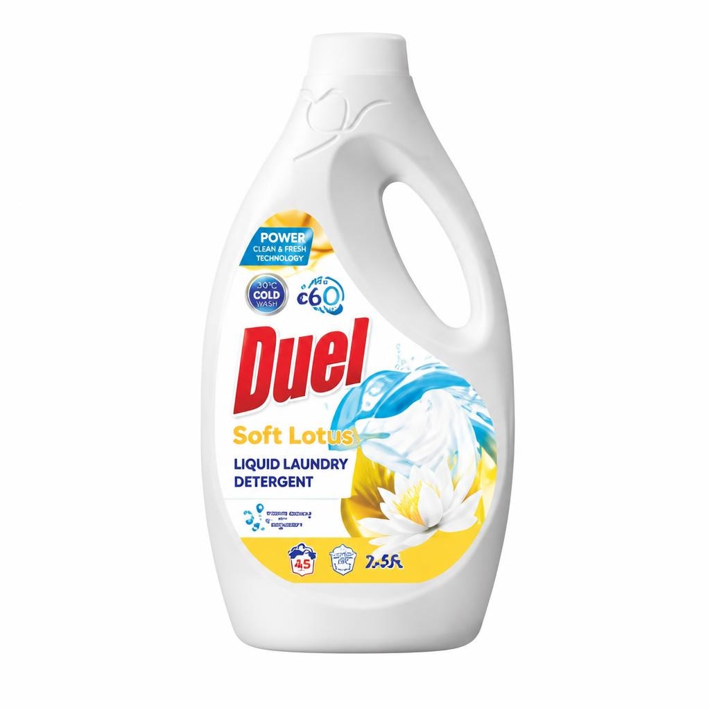 Duel Deterdžent za pranje rublja tekući Soft lotus 2,45 L - Akcija u trgovini KTC