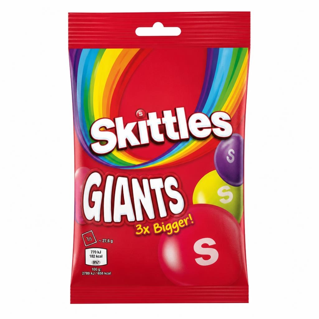 Skittles bomboni Giants 116g Akcija u trgovini Vrutak