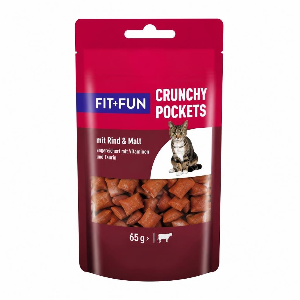 Fit+Fun Crunchy Pockets poslastica za odrasle mačke 65 g Akcija u trgovini Zoo City