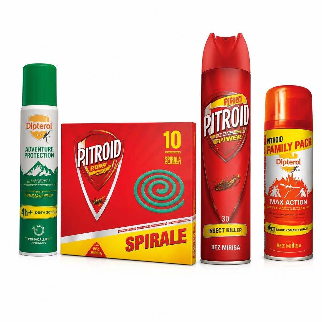 Odabrani Pitroid i Dipterol proizvodi za zaštitu od insekata - Akcija u trgovini Bipa