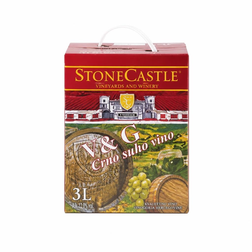 Stonecastle Vranac ili Graševina Vino 3 L - Akcija u trgovini Kaufland