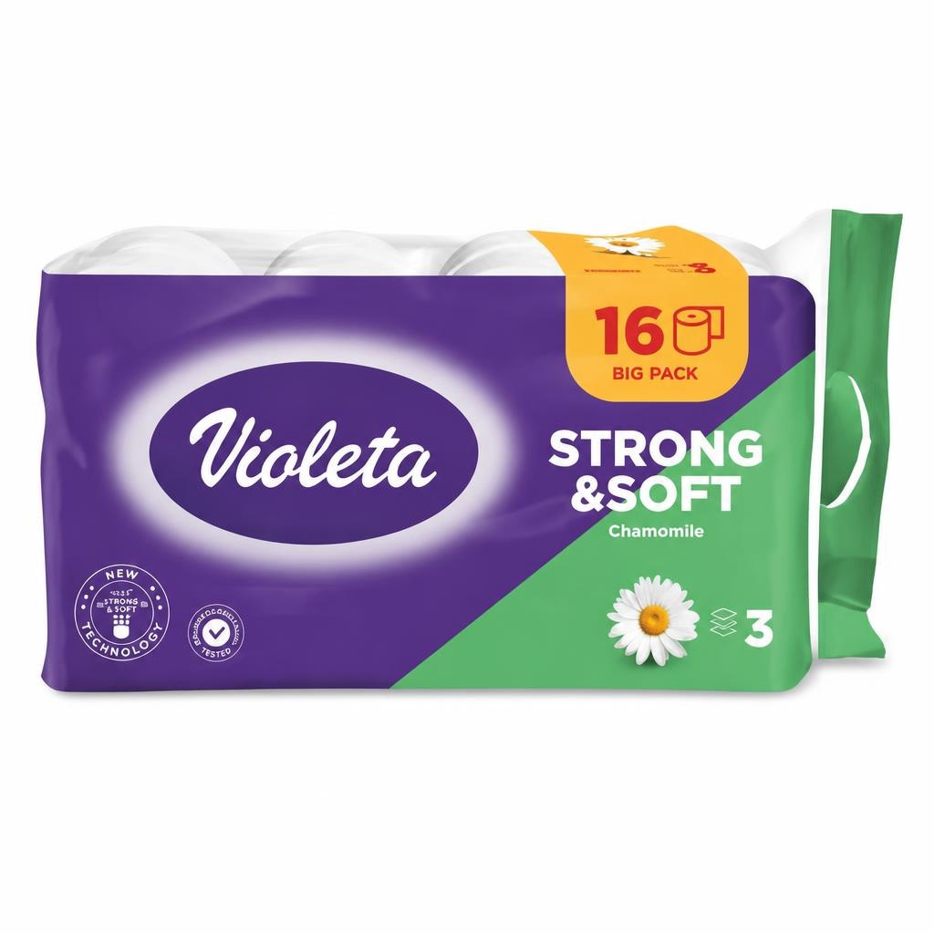 Violeta Kamilica toaletni papir 16/1 - Akcija u trgovini Bipa