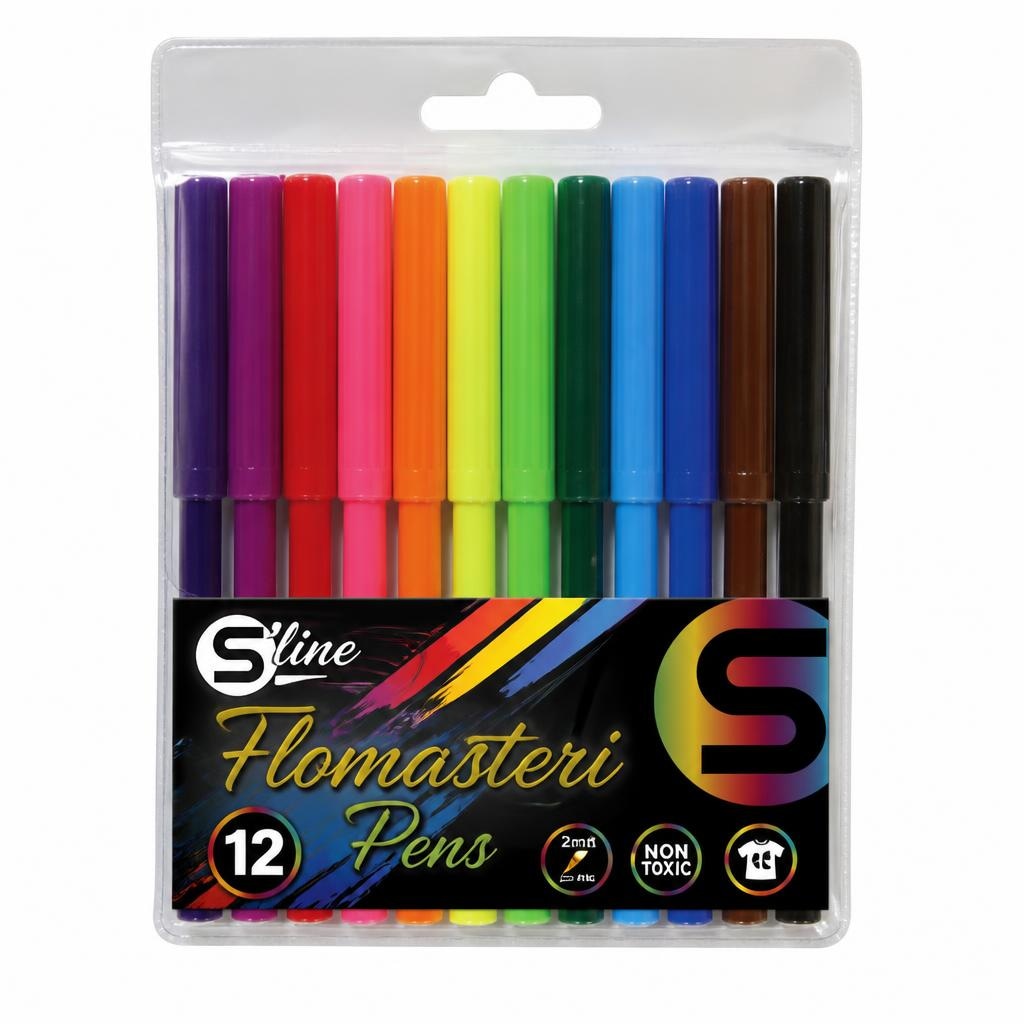 Sline flomasteri 12/1 1 pak Akcija u trgovini NTL