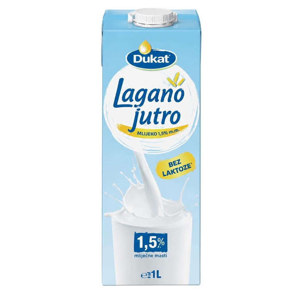 Dukat Mlijeko lagano jutro 1 L - Akcija u trgovini NTL