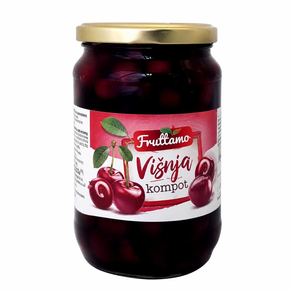 Fruttamo Kompot višnja 680 g Akcija u trgovini Studenac