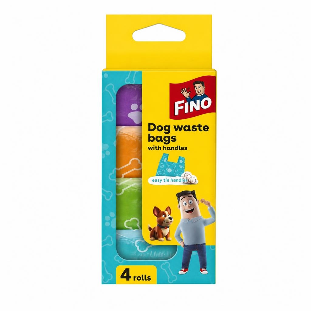 Fino vrećice za pseći izmet 4/1, pak Akcija u trgovini Konzum