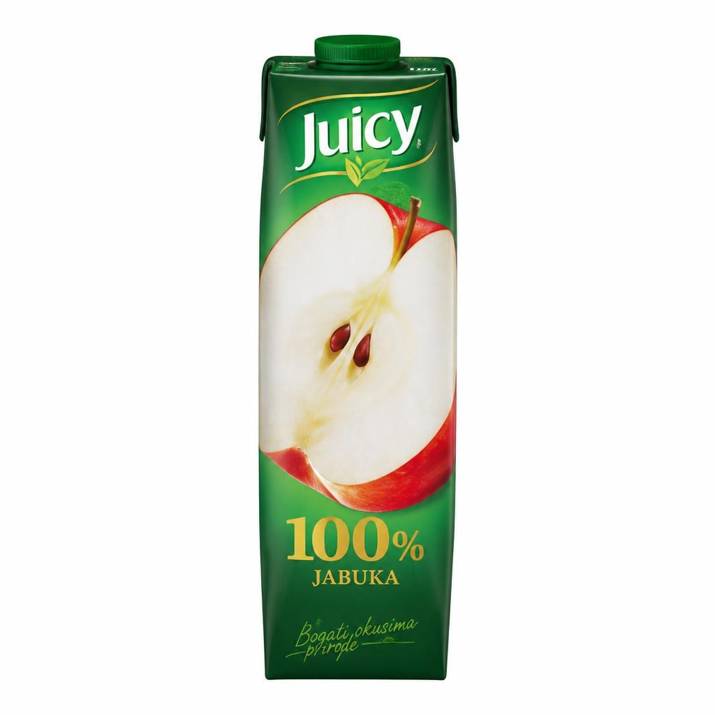 Juicy sok 100% jabuka 1 l Akcija u trgovini Stanić Diskont