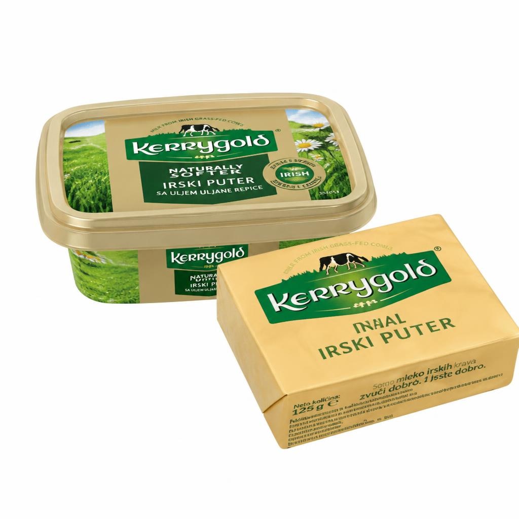Maslac irski ili Namaz miješani Kerrygold 200 g ili 125 g Akcija u trgovini Spar