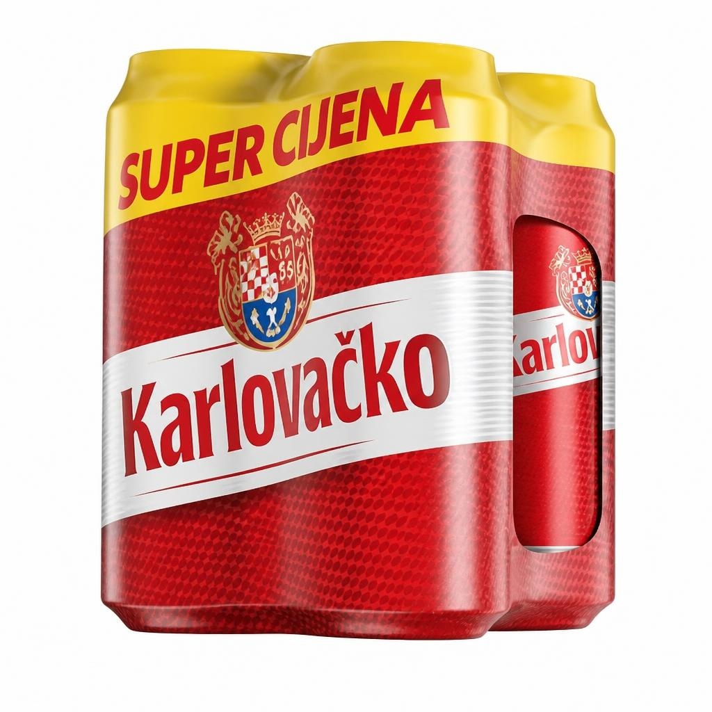 Karlovačko pivo 4x0,5 l Akcija u trgovini Studenac