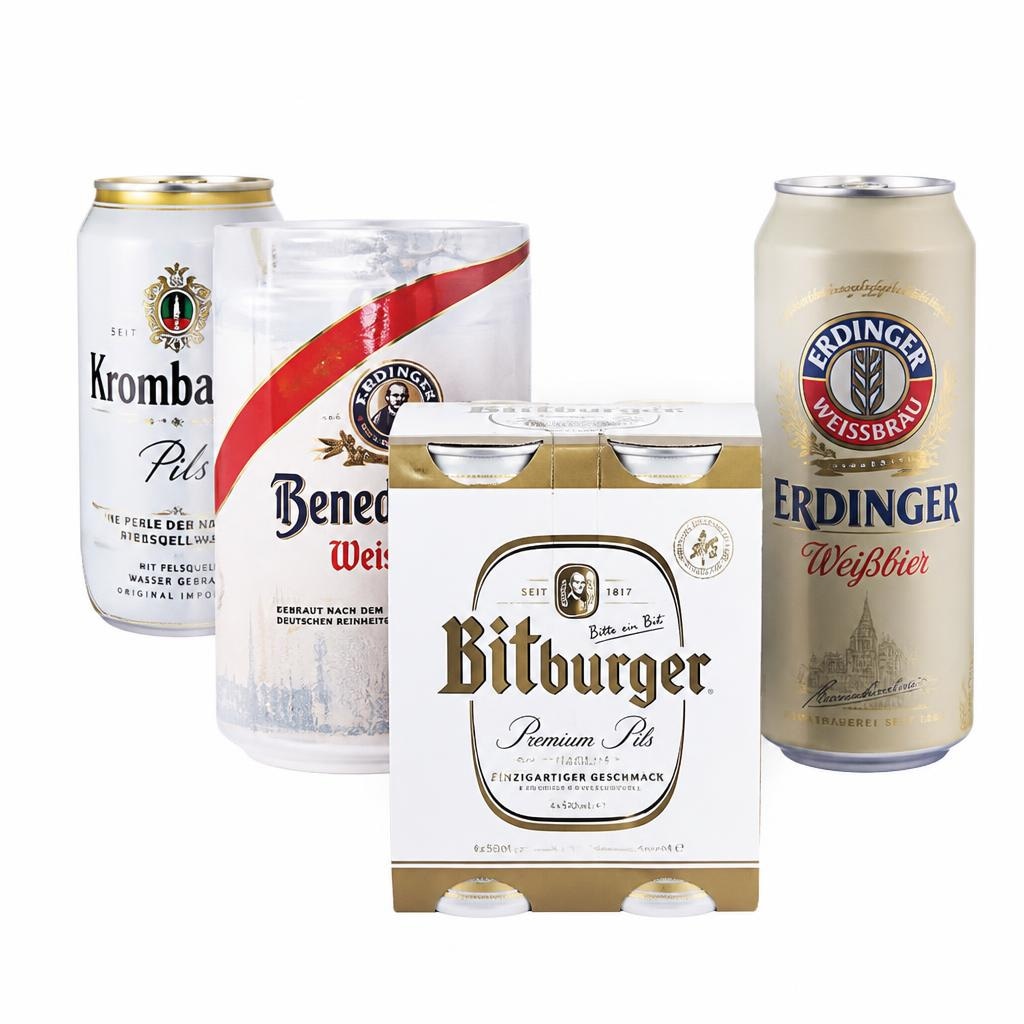 Njemačka piva Bitburger, Benediktiner, Erdinger i Krombacher Akcija u trgovini Kaufland