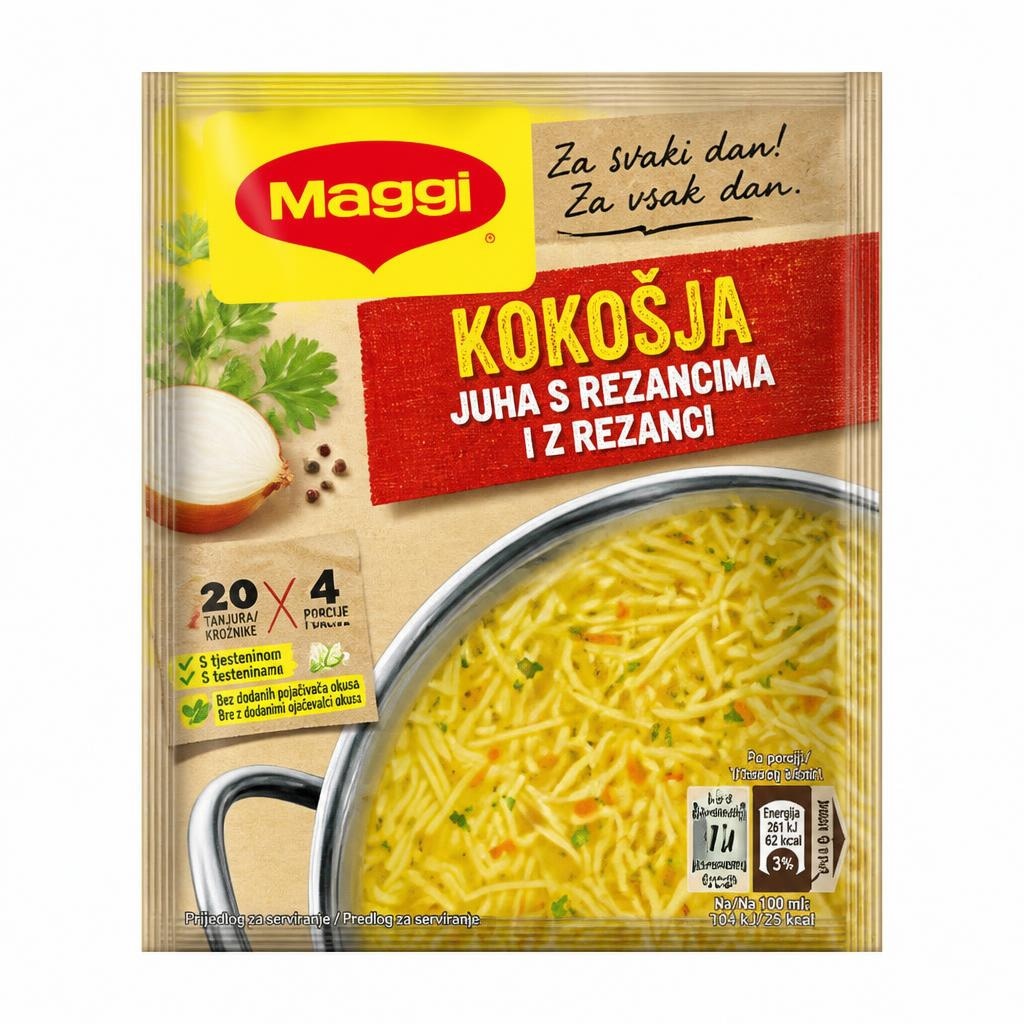 Maggi Kokošja juha 58 g Akcija u trgovini Žabac