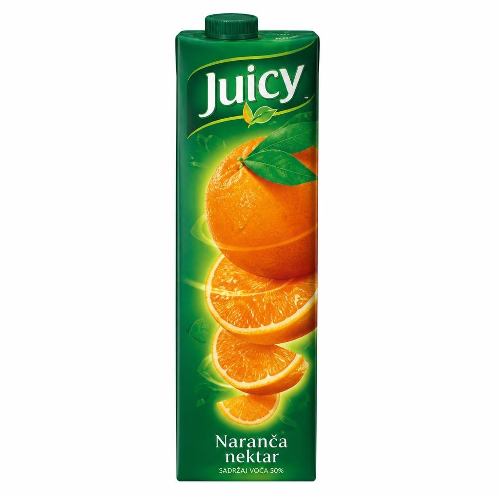 Sok naranča nektar Juicy 1 l - Akcija u trgovini Bakmaz