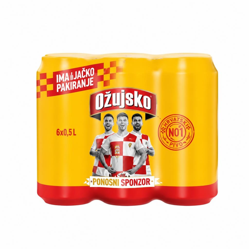 Ožujsko Svijetlo pivo 6x0,5 L Akcija u trgovini Kaufland